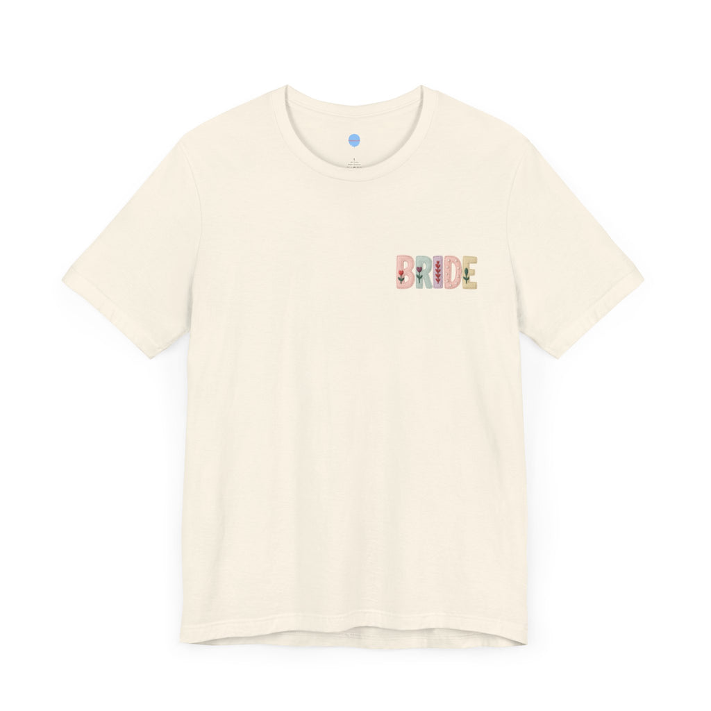 Stitched in Style: Embroidered Look Bridesmaid Tee