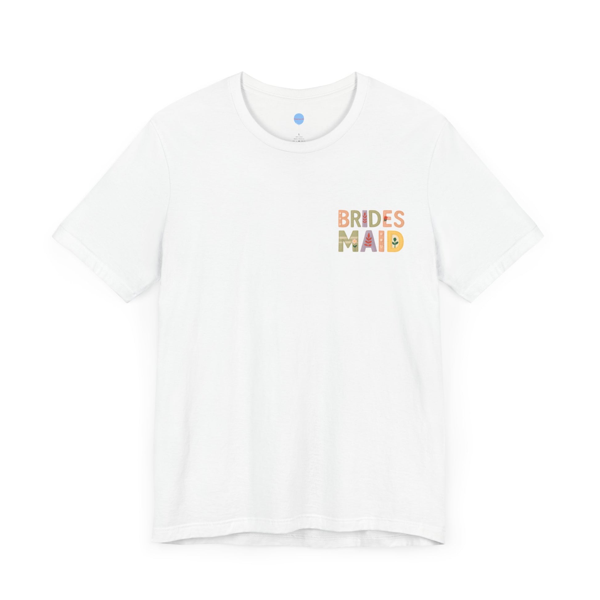 Stitched in Style: Embroidered look Bridesmaid Tee
