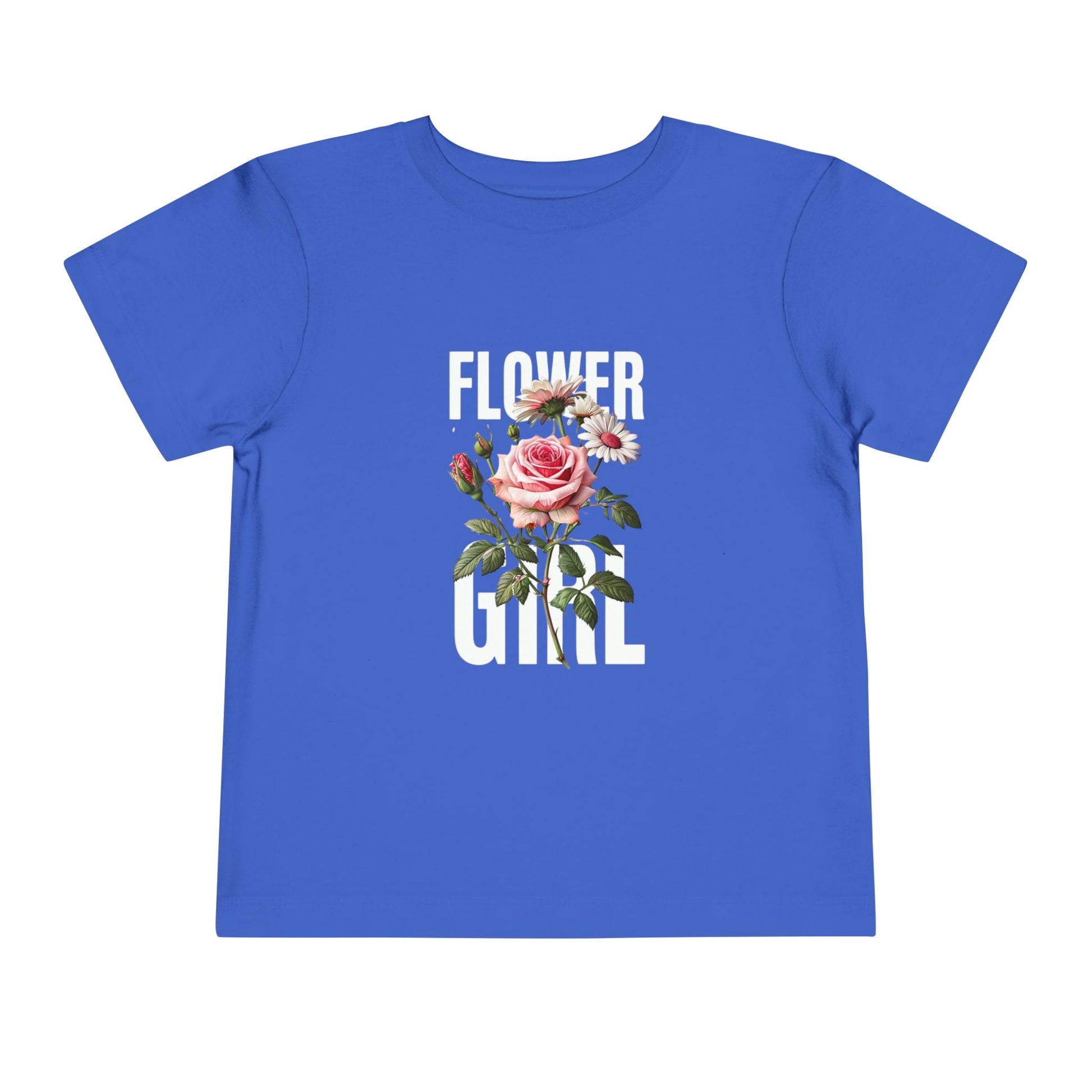 Blossom Belle: Flower Girl Tee - Kids 2T - 5T