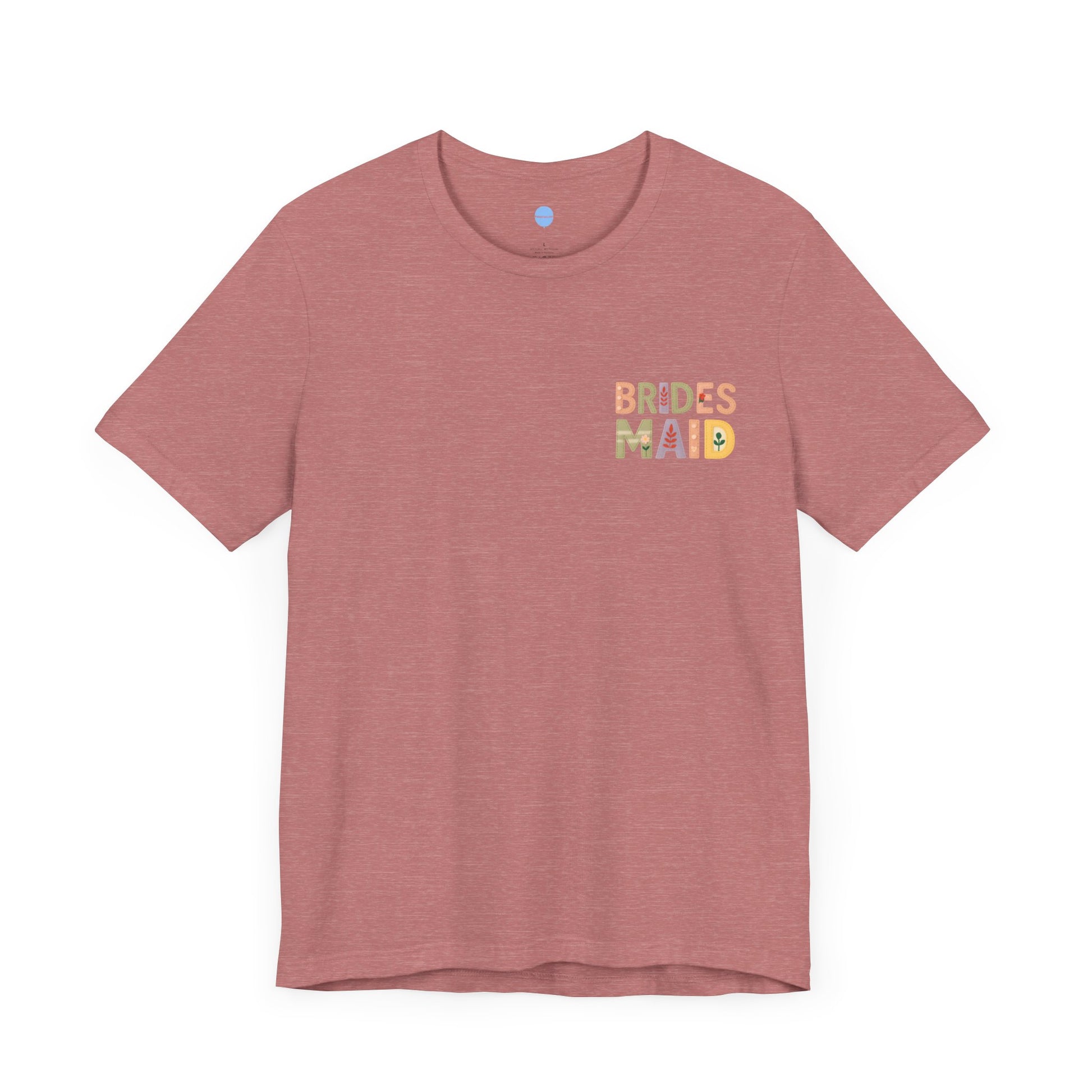 Stitched in Style: Embroidered look Bridesmaid Tee