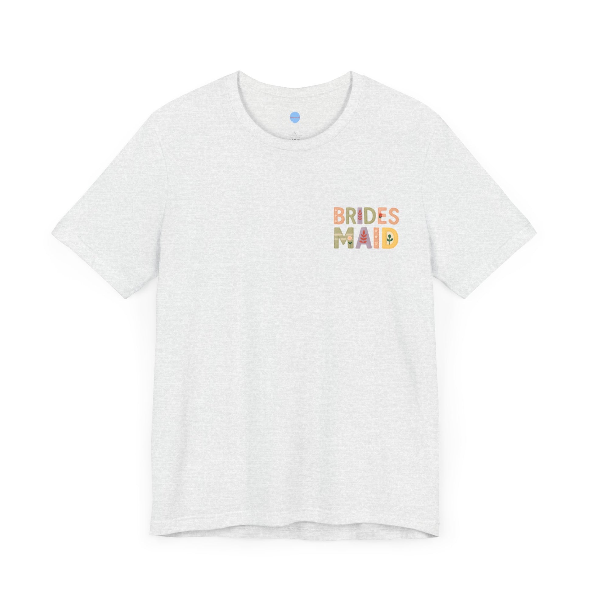 Stitched in Style: Embroidered look Bridesmaid Tee