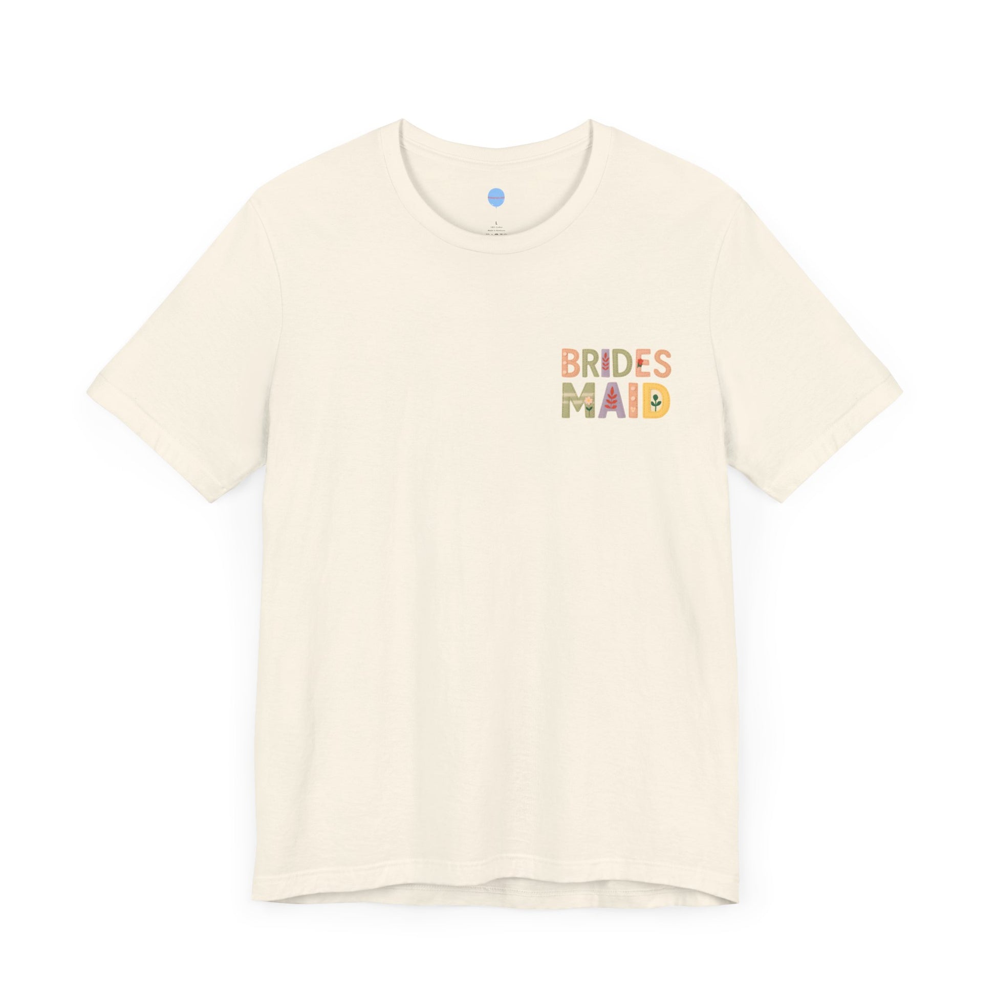 Stitched in Style: Embroidered look Bridesmaid Tee
