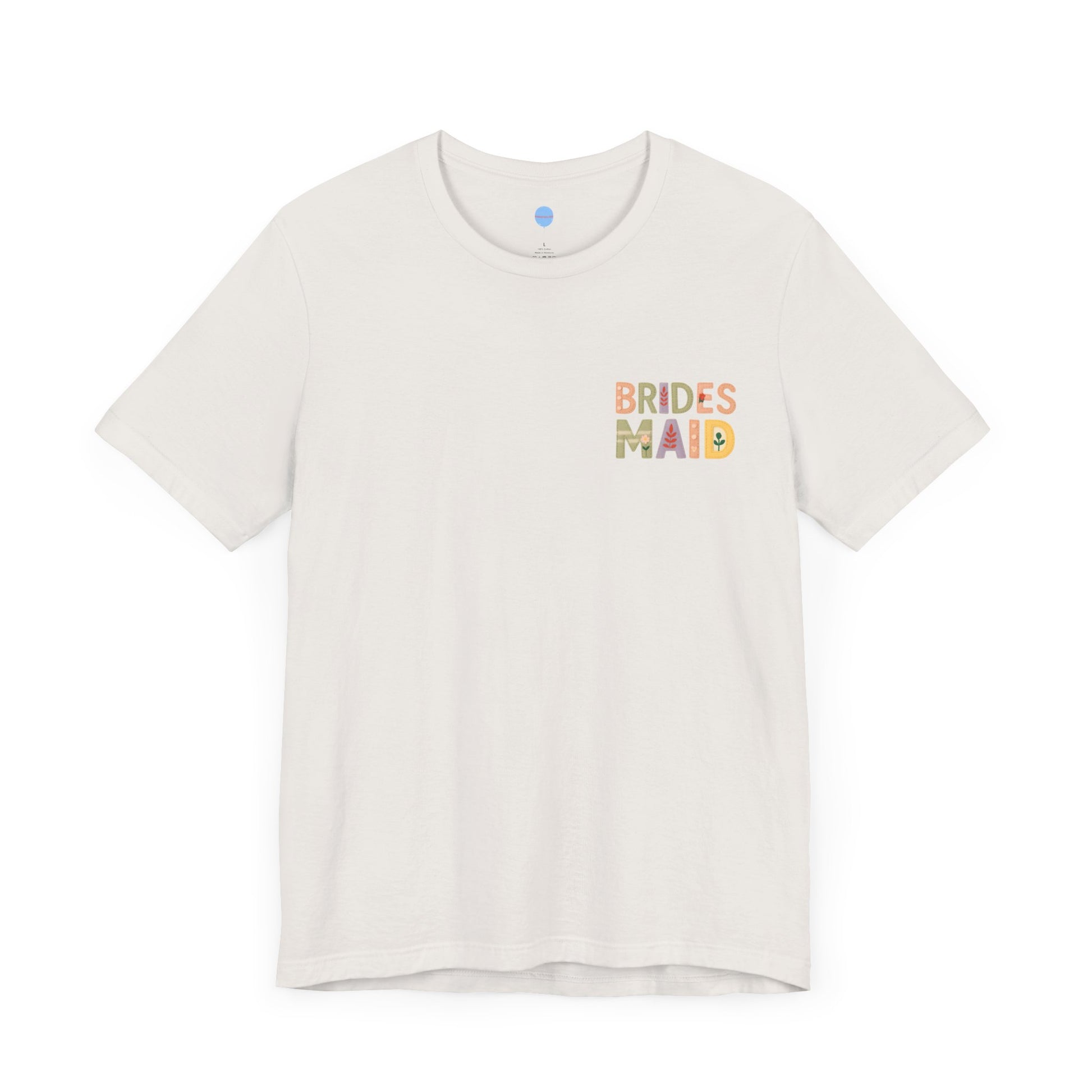 Stitched in Style: Embroidered look Bridesmaid Tee