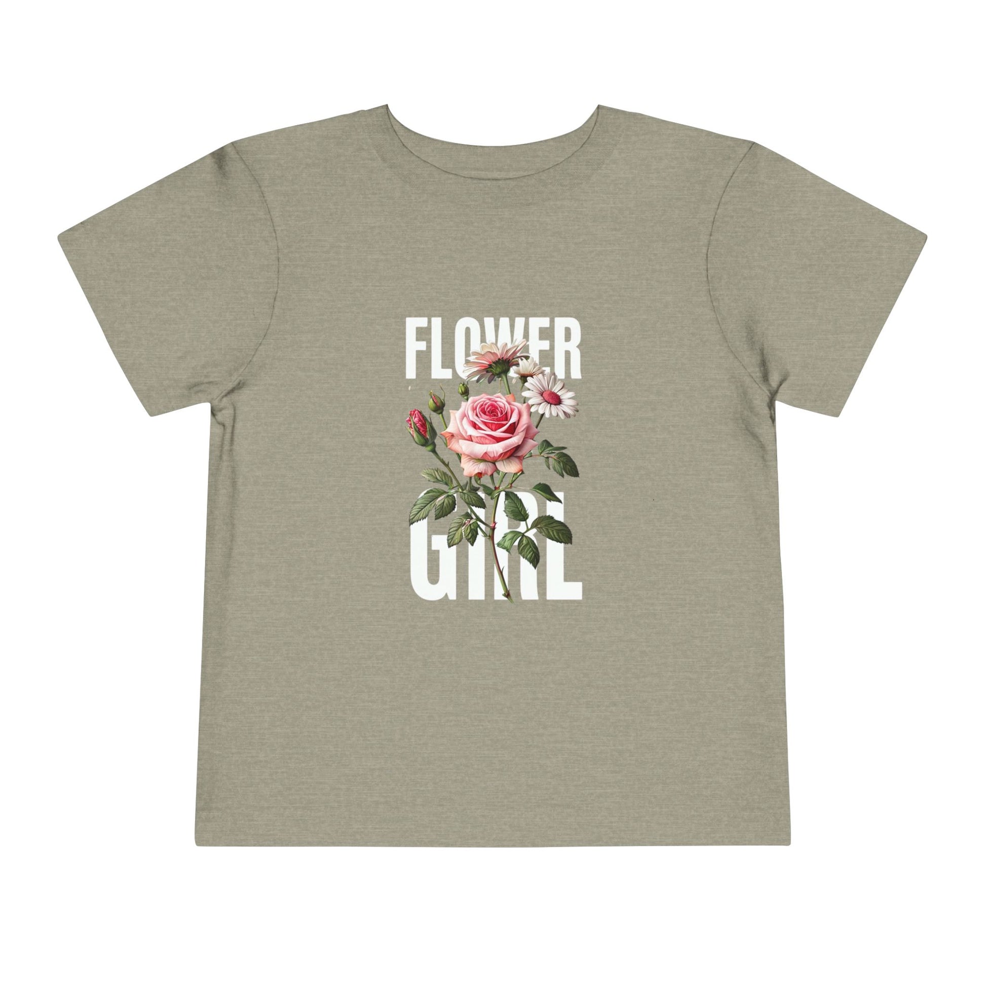 Blossom Belle: Flower Girl Tee - Kids 2T - 5T