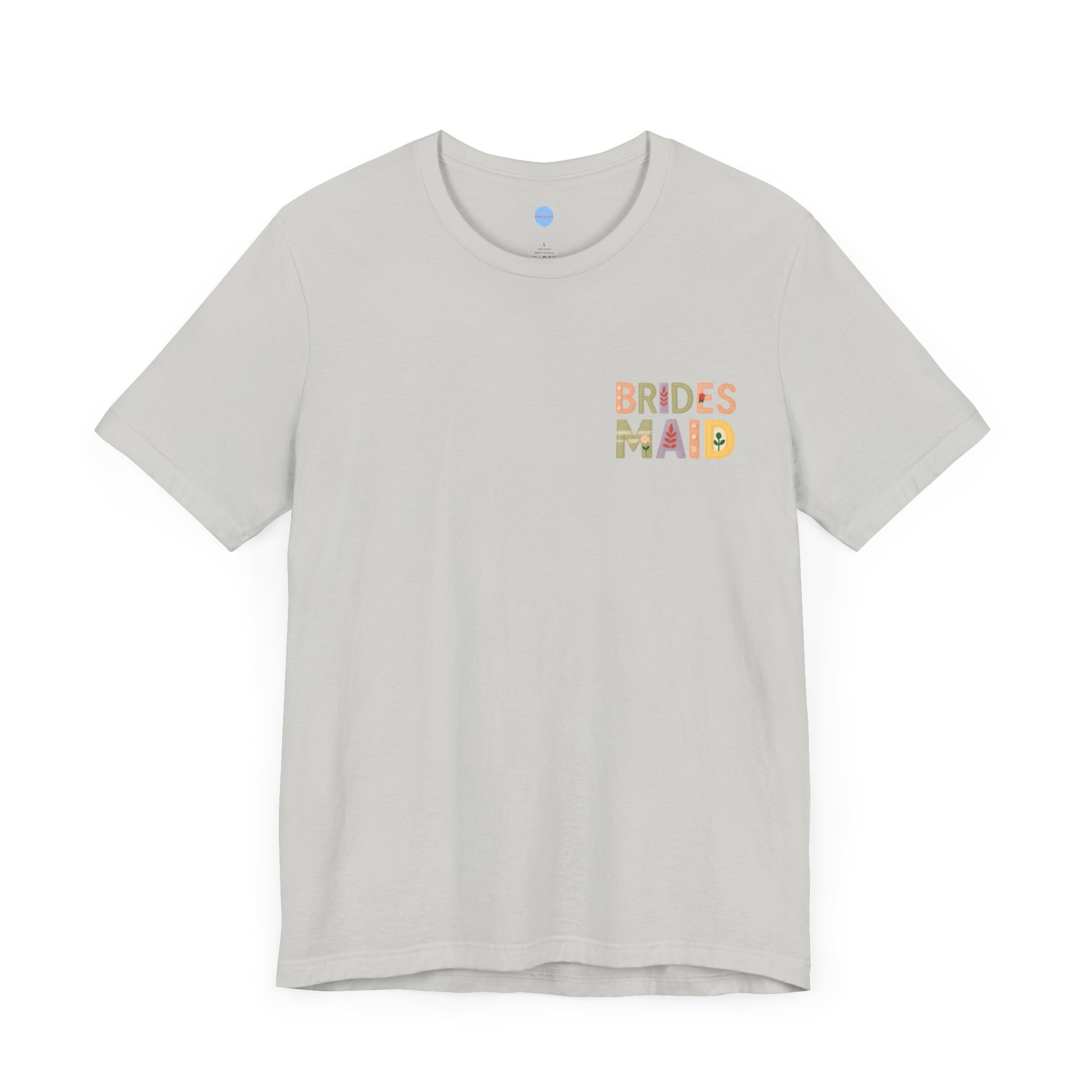 Stitched in Style: Embroidered look Bridesmaid Tee