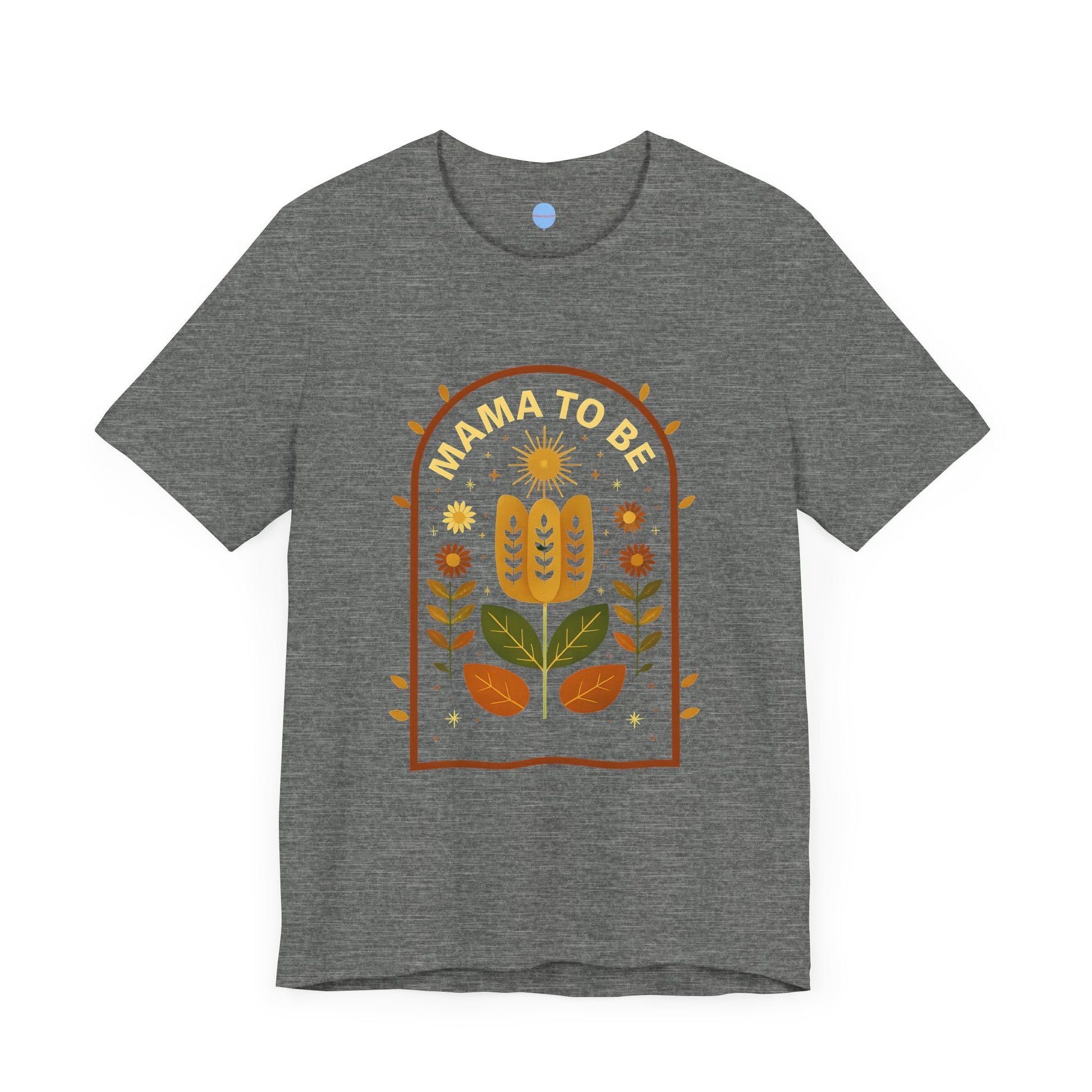 Blossoming Motherhood: Vintage Floral Mama-to-Be Tee